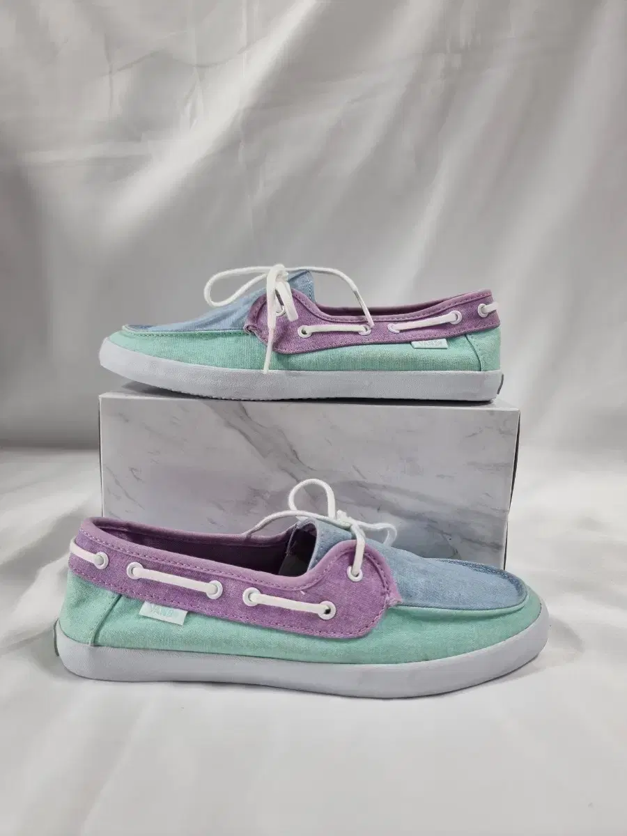 [225] VANS 반스 신발 surf siders 스니커즈 파스텔컬러